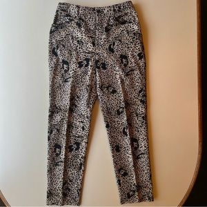 Dana Buchman Leopard Print Straight Leg Pant